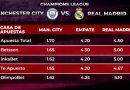 Manchester City VS Real Madrid: triunfo merengue en la prórroga paga 21 veces en las apuestas