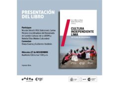 RGC ediciones y Nodos Culturales presentan libro sobre la Cultura Independiente en Lima