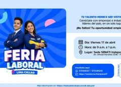 SENATI conecta el talento técnico con más de 70 empresas reconocidas en su Feria Laboral Lima 2026