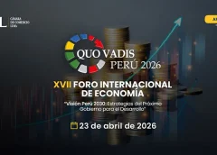 XVII Foro internacional QUO VADIS reunirá a expertos para analizar la economía peruana al 2030