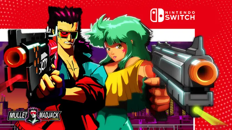 El frenético Mullet MadJack sale hoy a la venta en Nintendo Switch